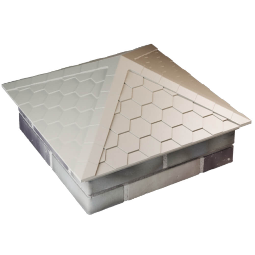 Колпак Zking Эверест Бежевый на столб 2х2 кирпича (535х535мм) Вельск фото