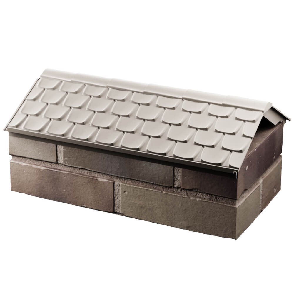 Парапет Zking Эльбрус Бежевый с посадкой на 1 кирпич (255мм) в Вельске фото