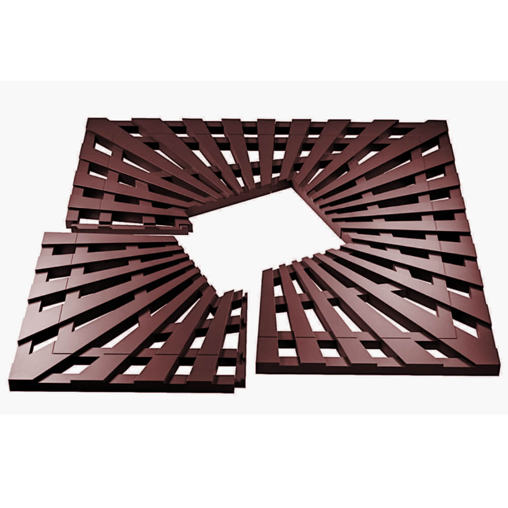 Приствольная решетка для дерева ZKING ATMOSPHERE 1.2х1.2м Коричневая в Вельске фото