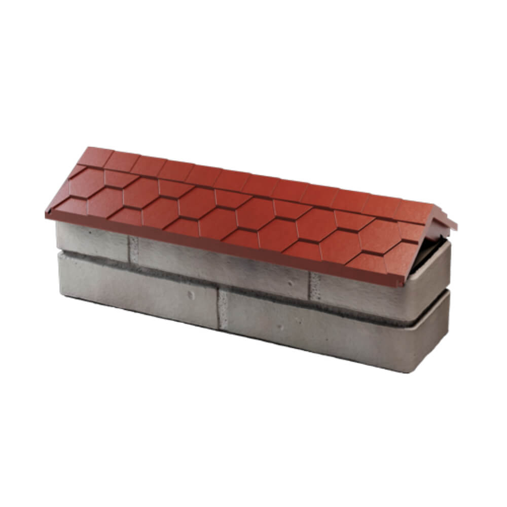 Парапет Zking Эверест Красный с посадкой на 0.5 кирпича (130мм) в Вельске фото