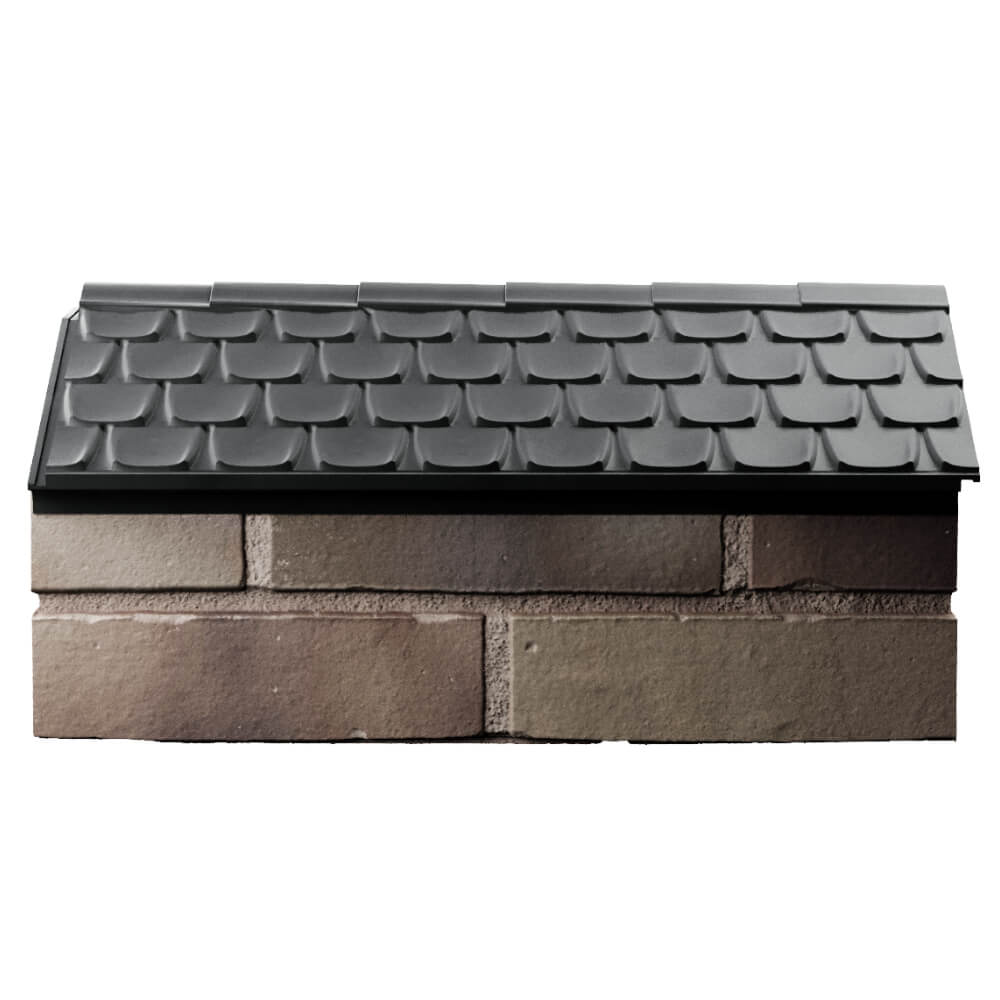 Парапет Zking Эльбрус Серый с посадкой на 1 кирпич (255мм) в Вельске фото