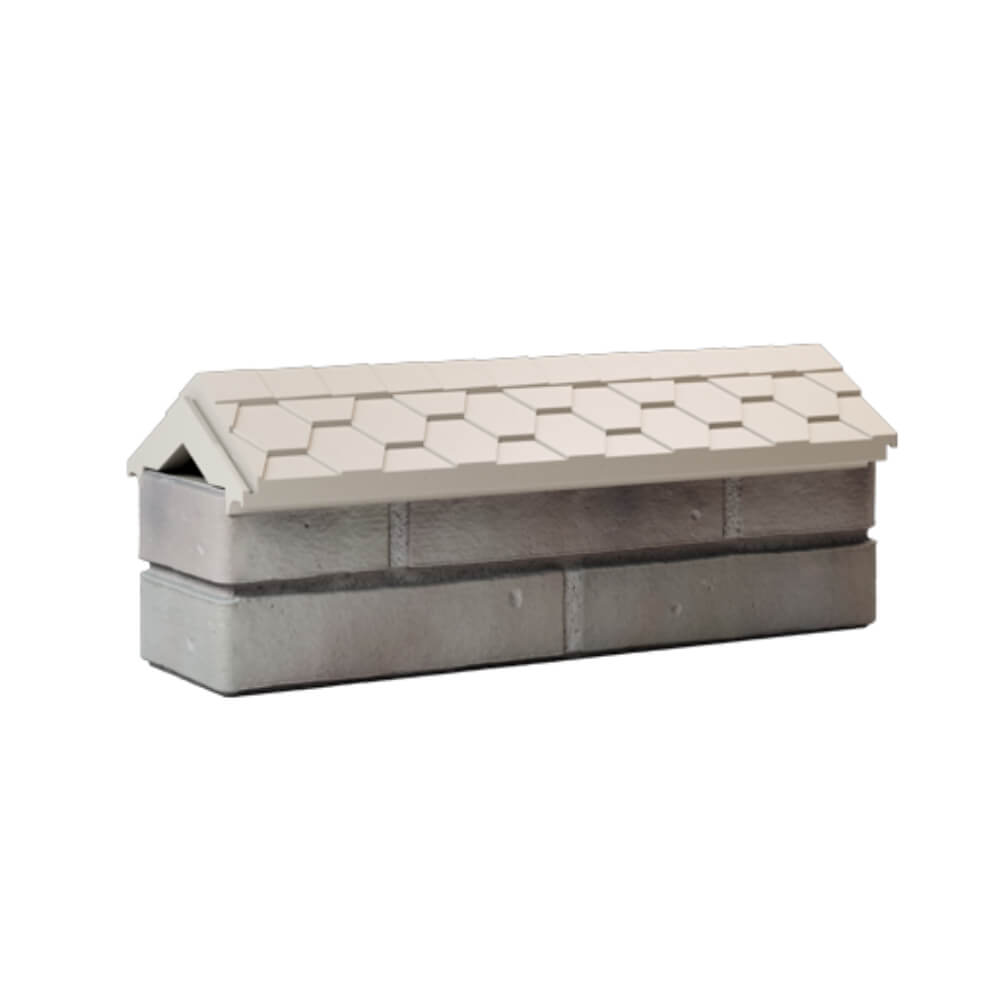 Парапет Zking Эверест Бежевый с посадкой на 0.5 кирпича (130мм) Вельск фото