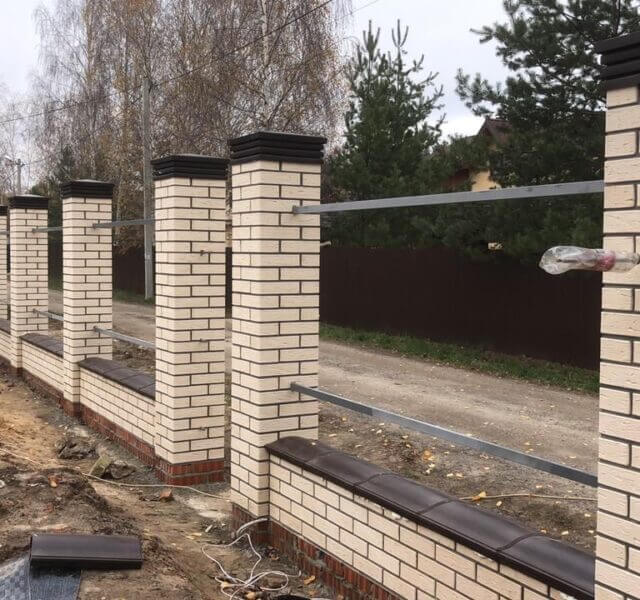 Колпак Zking Бона ХайТек Коричневый на столб 1.5х1.5 кирпича (385х385мм) в Вельске фото