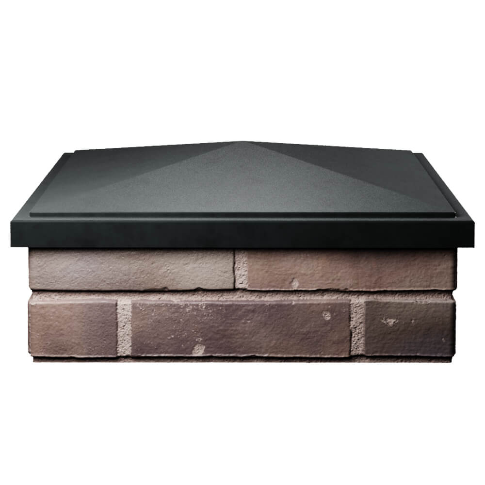 Колпак Zking БонаМоно Черный на столб 2х2 кирпича (515х515, 530х530мм) Вельск фото