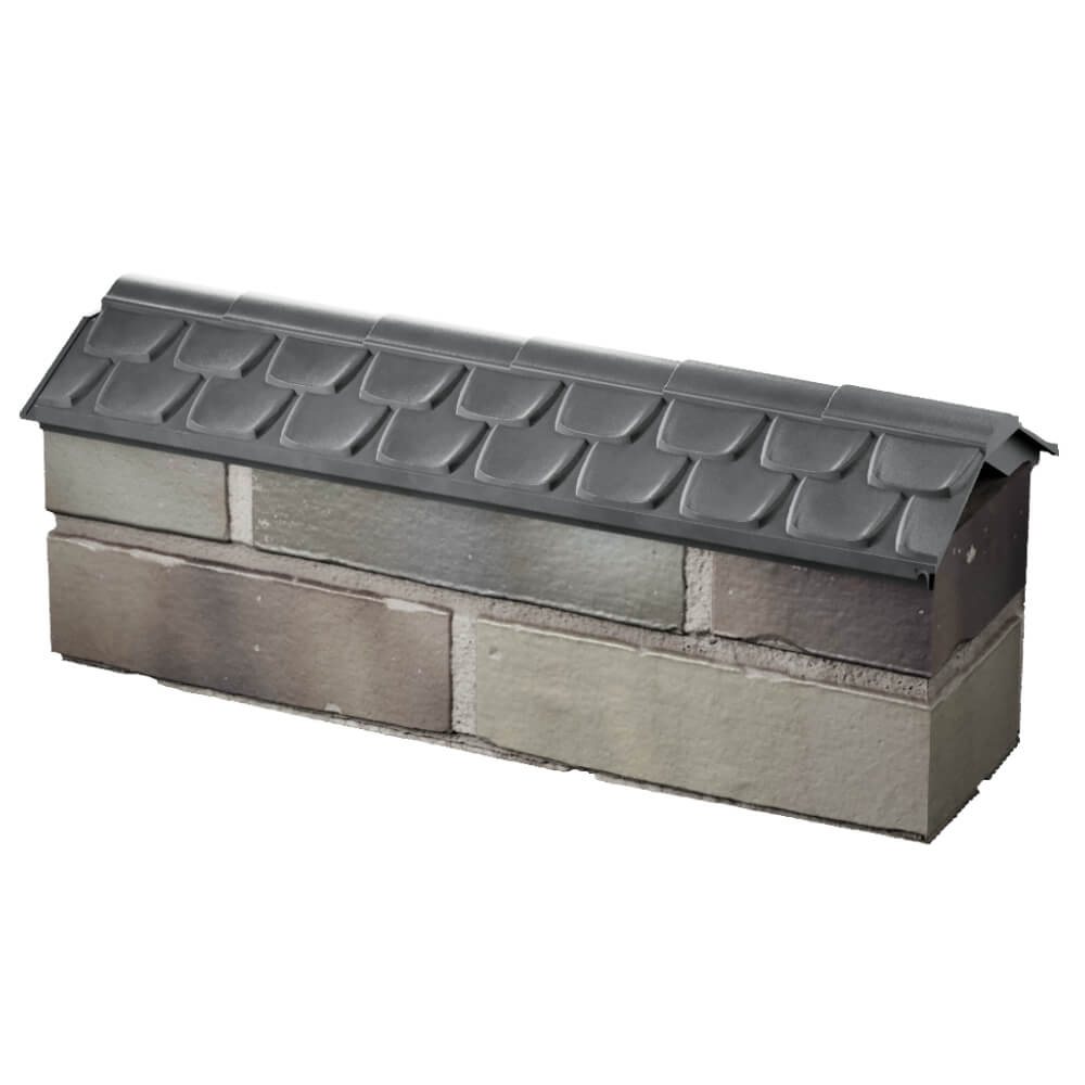 Парапет Zking Эльбрус Серый с посадкой на 0.5 кирпича (130мм) в Вельске фото