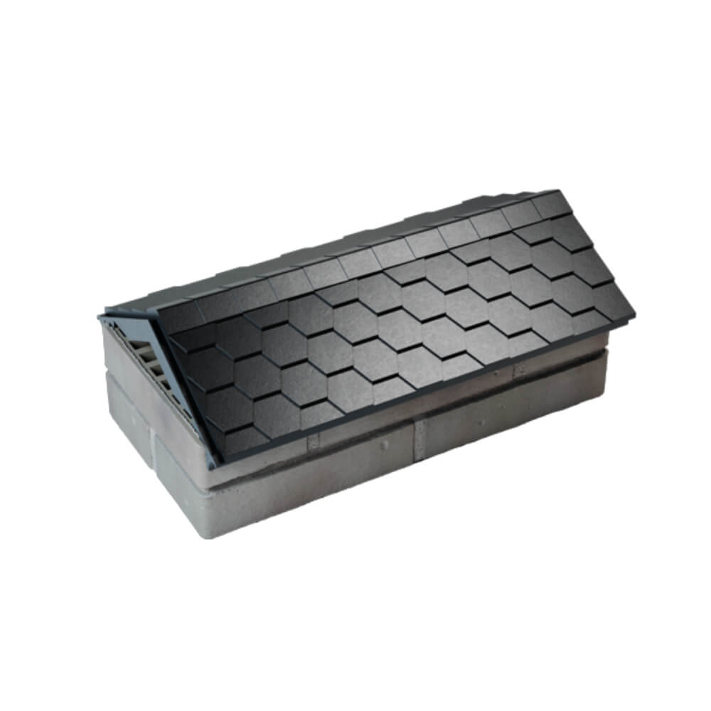 Парапет Zking Эверест Черный с посадкой на 1 кирпич (200/225/255мм) в Вельске фото