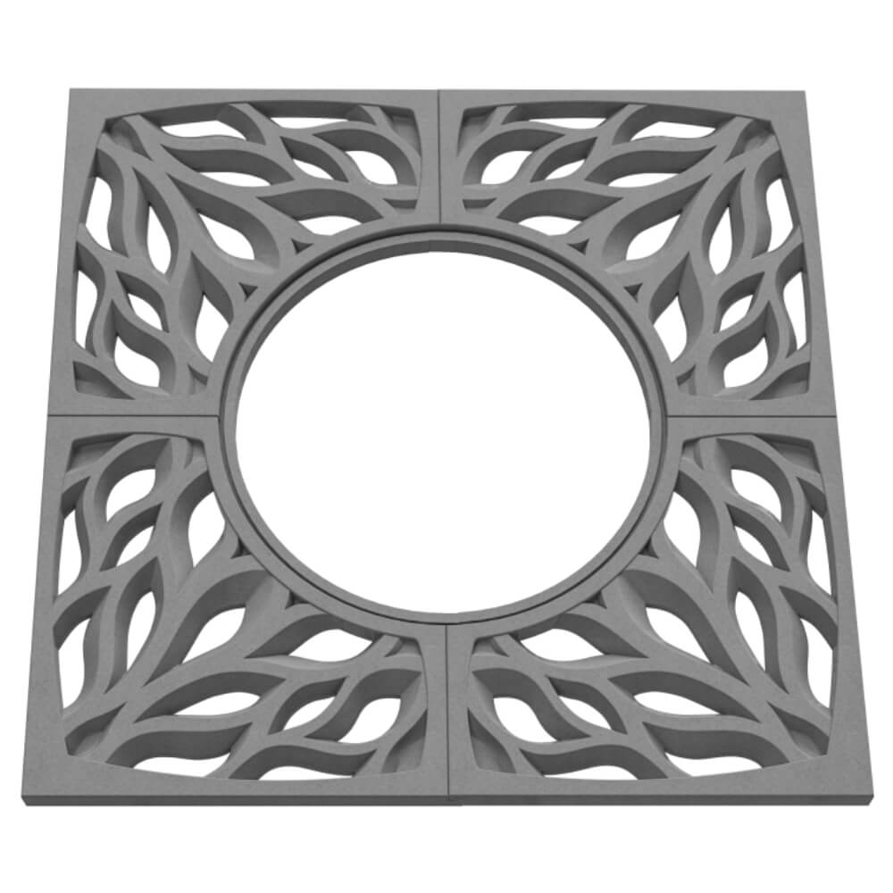 Приствольная решетка для дерева ZKING CRUST 1.2х1.2м Серая в Вельске фото