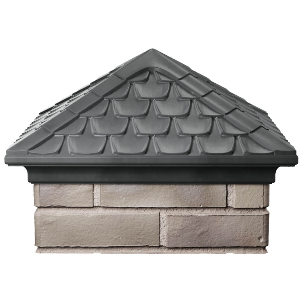 Колпак Zking Эльбрус Серый на столб 1.5х1.5 кирпича (385х385мм) Вельск фото