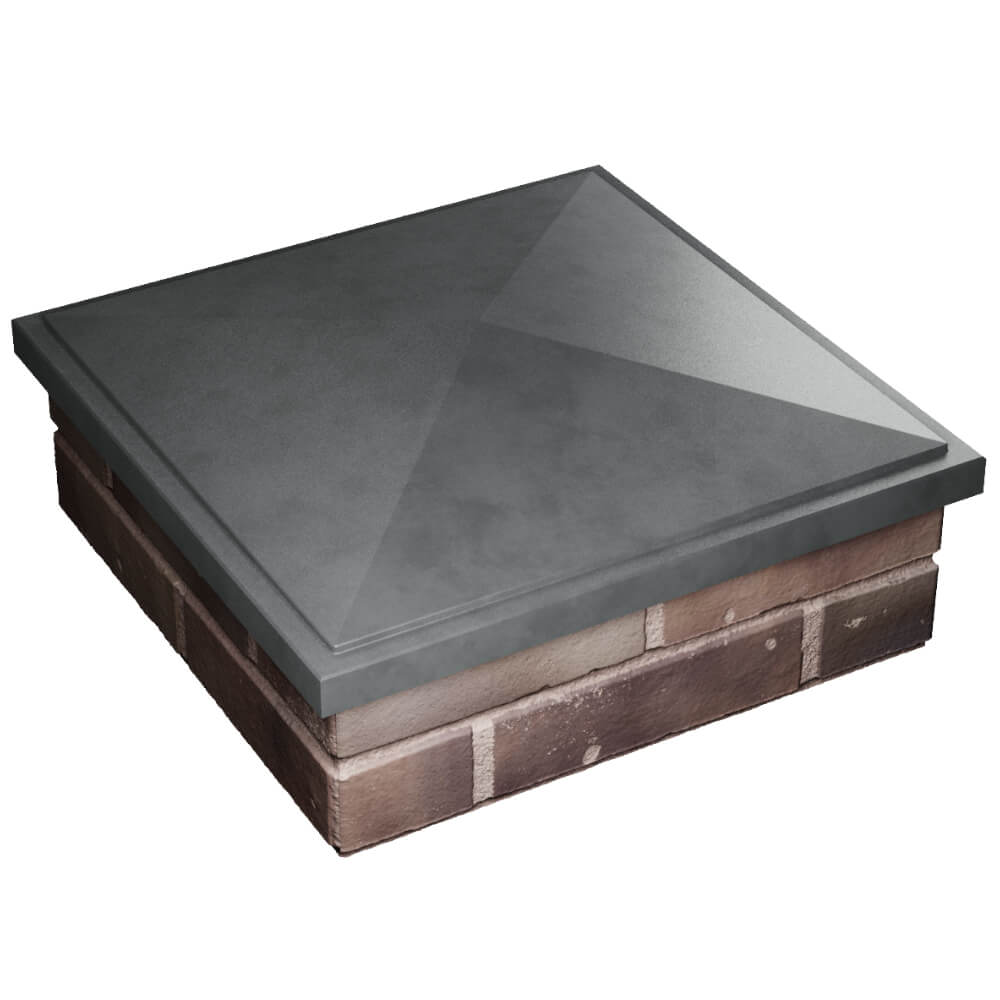 Колпак Zking БонаМоно Серый на столб 2х2 кирпича (515х515, 530х530мм) в Вельске фото