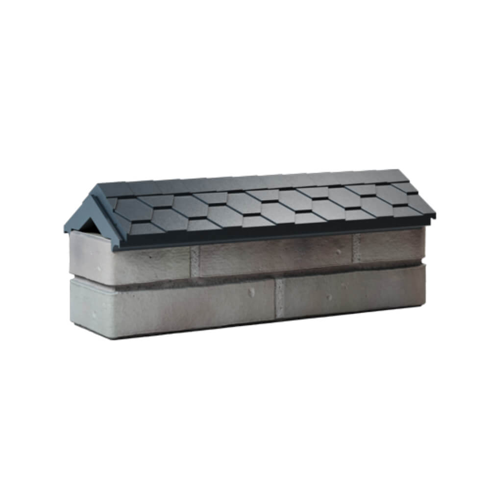 Парапет Zking Эверест Серый с посадкой на 0.5 кирпича (130мм) Вельск фото