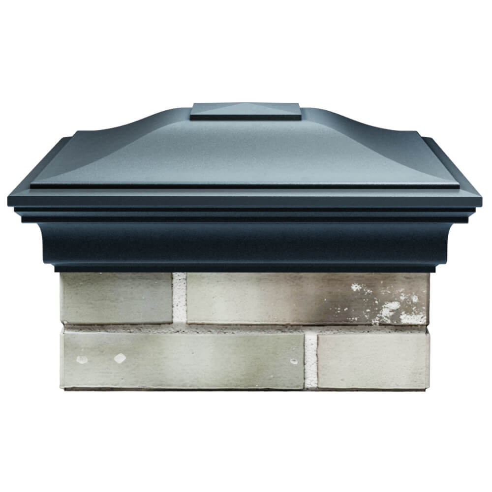 Колпак Zking Монблан Серый на столб 1.5х1.5 кирпича (385х385мм) Вельск фото