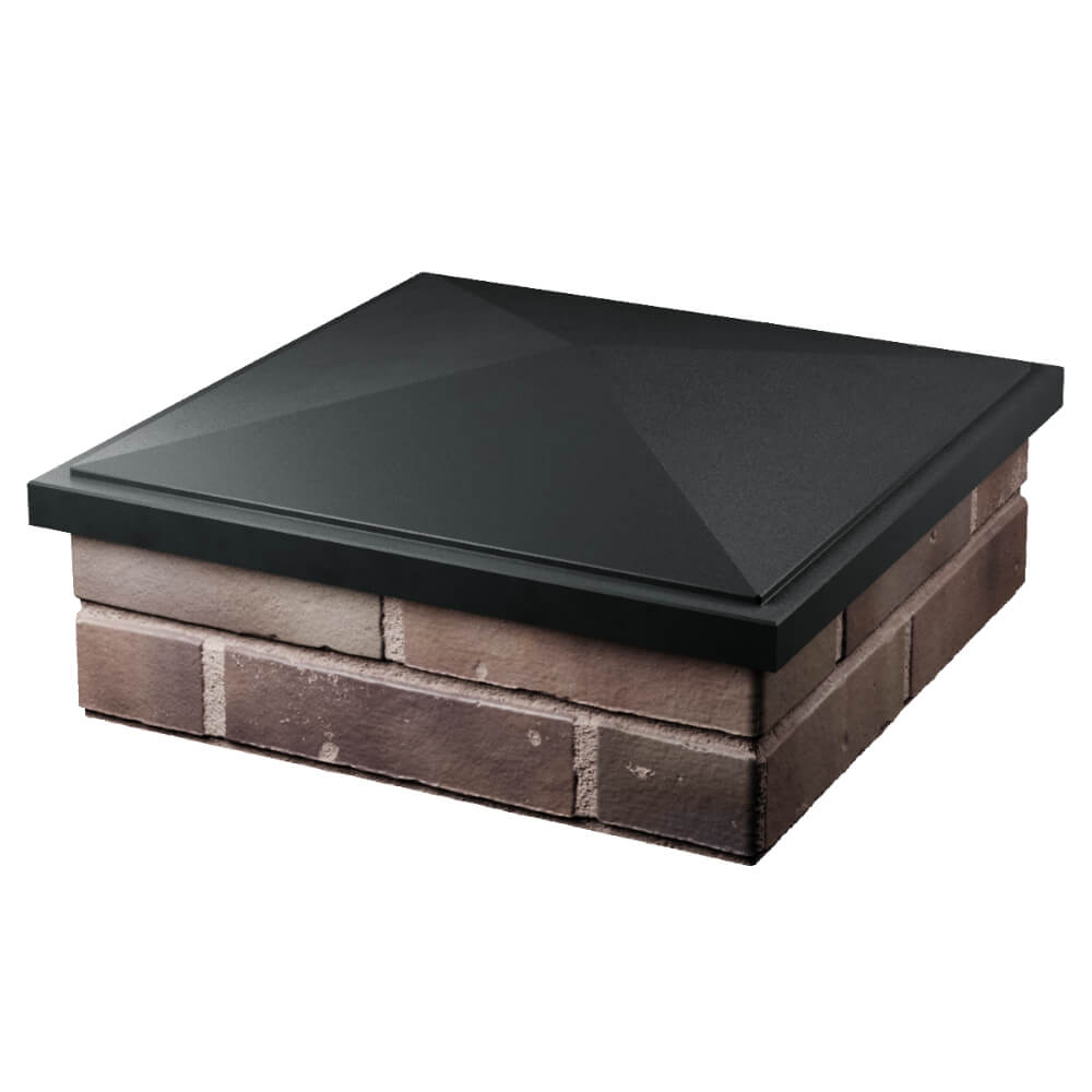 Колпак Zking БонаМоно Черный на столб 2х2 кирпича (515х515, 530х530мм) в Вельске фото