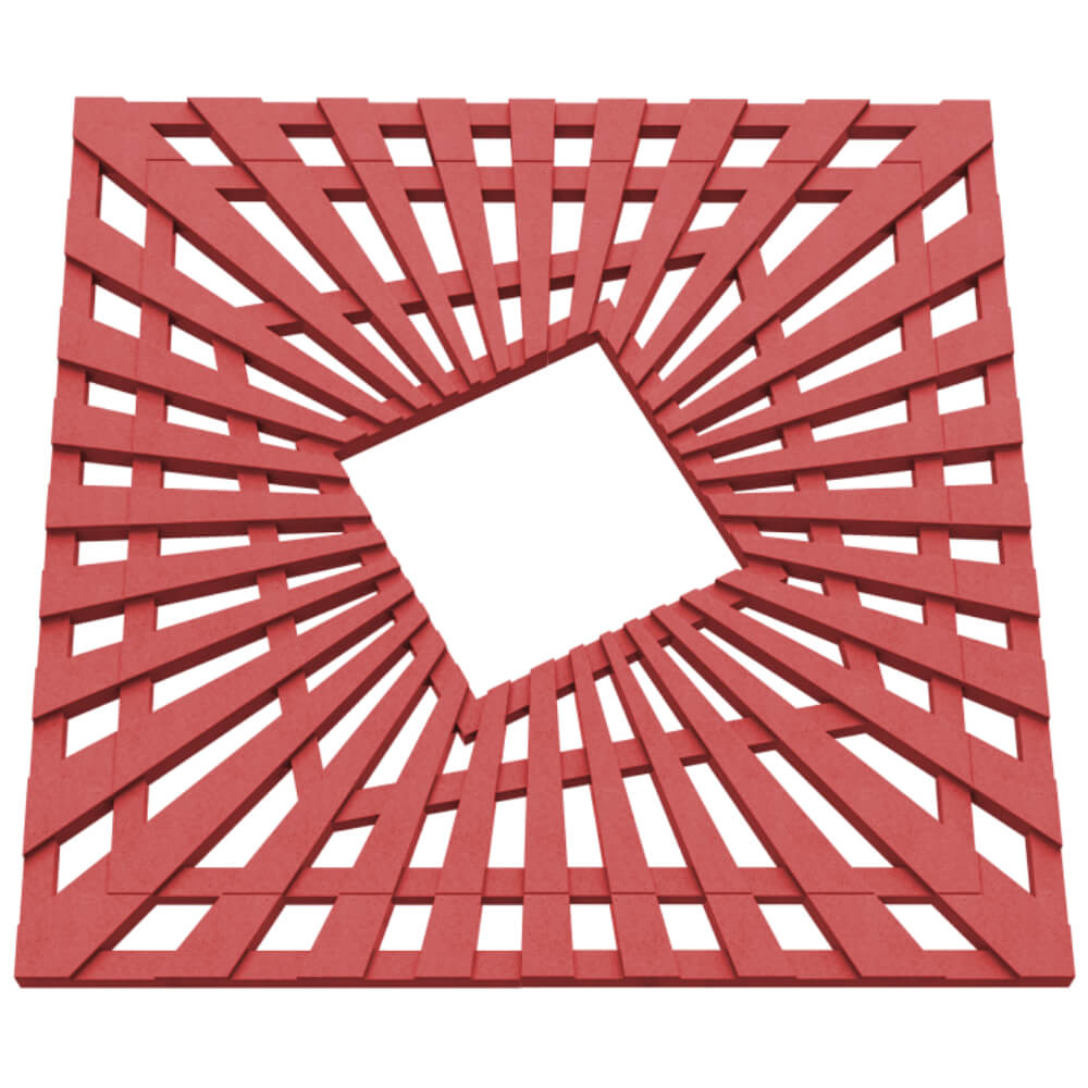 Приствольная решетка для дерева ZKING ATMOSPHERE 1.2х1.2м Красная в Вельске фото