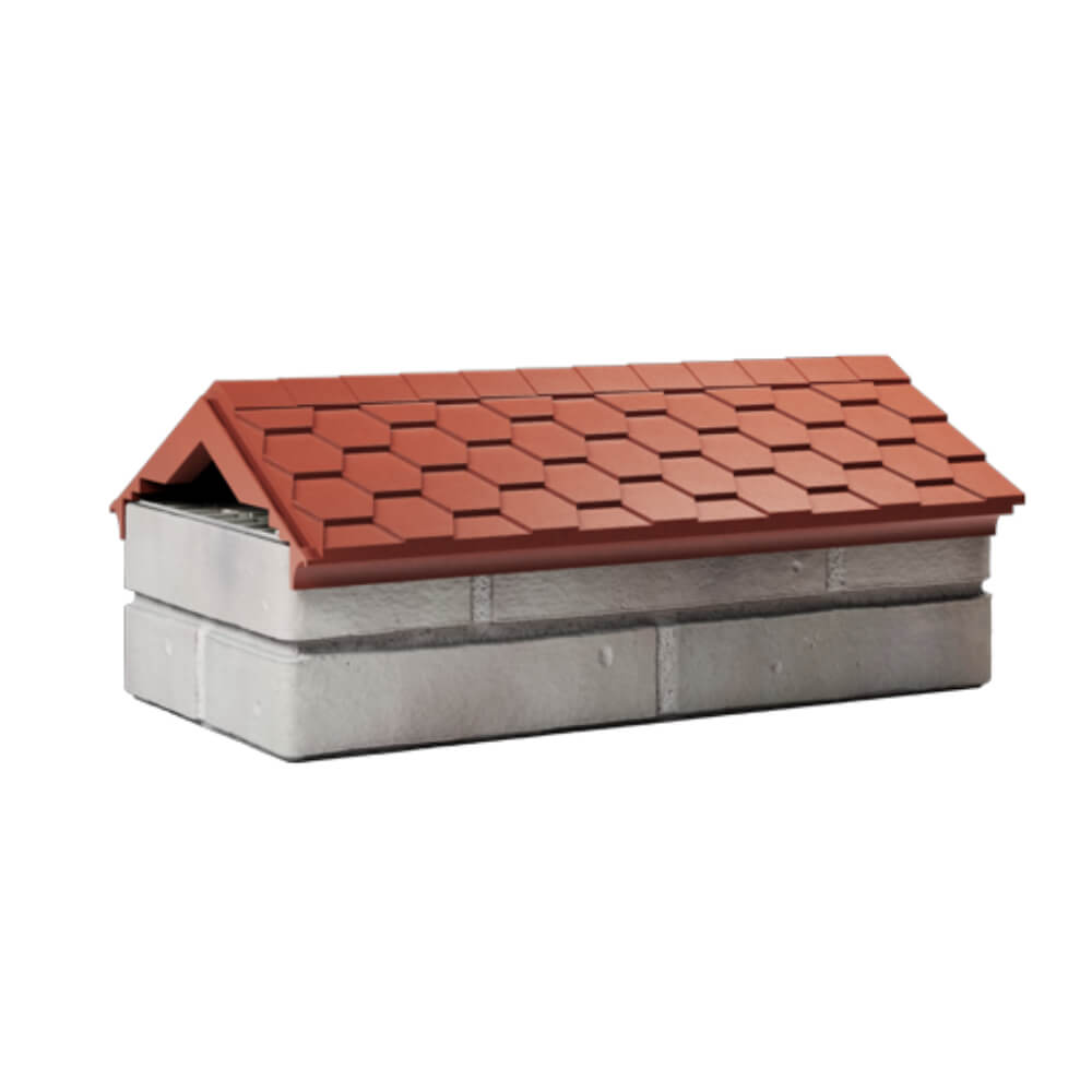 Парапет Zking Эверест Красный с посадкой на 1 кирпич (200/225/255мм) Вельск фото