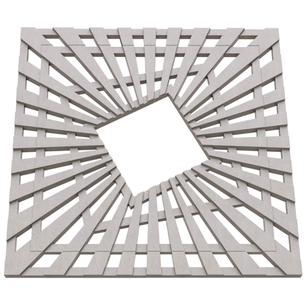 Приствольная решетка для дерева ZKING ATMOSPHERE 1.2х1.2м Бежевая в Вельске фото