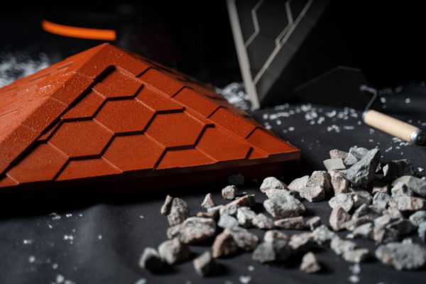 Колпак Zking Эверест Красный на столб 1.5х1.5 кирпича (390х390мм) в Вельске фото