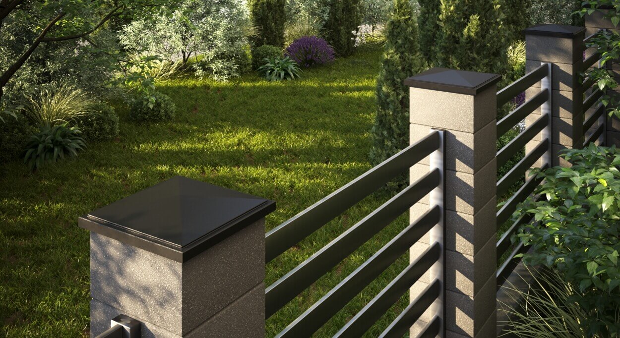 Колпак Zking БонаМоно Коричневый на столб 1.5х1.5 кирпича (385х385, 400х400мм) в Вельске фото