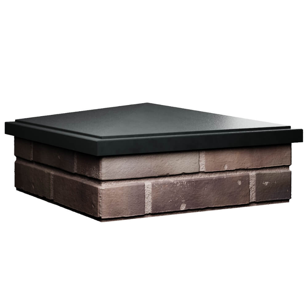 Колпак Zking БонаМоно Черный на столб 2х2 кирпича (515х515, 530х530мм) в Вельске фото