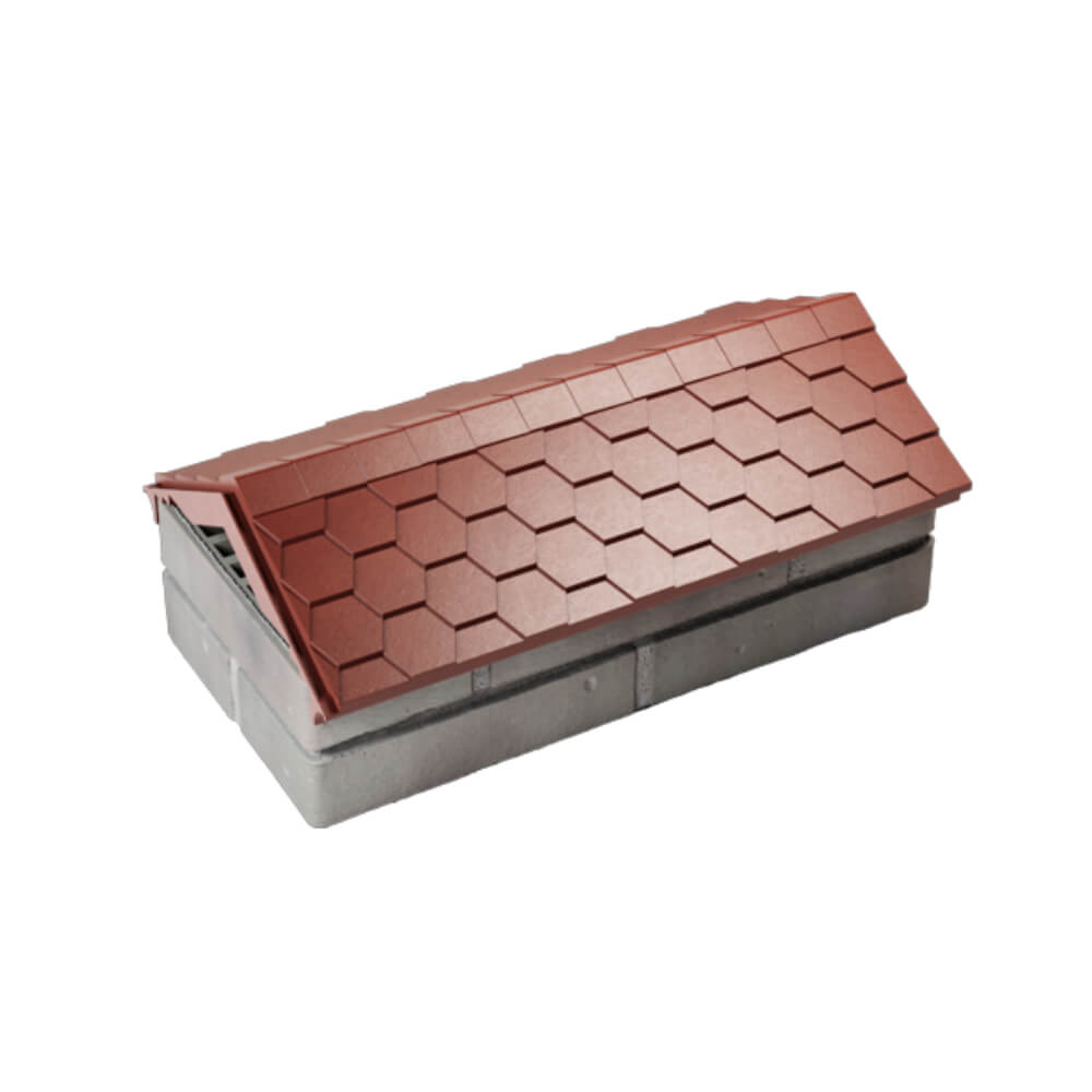 Парапет Zking Эверест Красный с посадкой на 1 кирпич (200/225/255мм) в Вельске фото