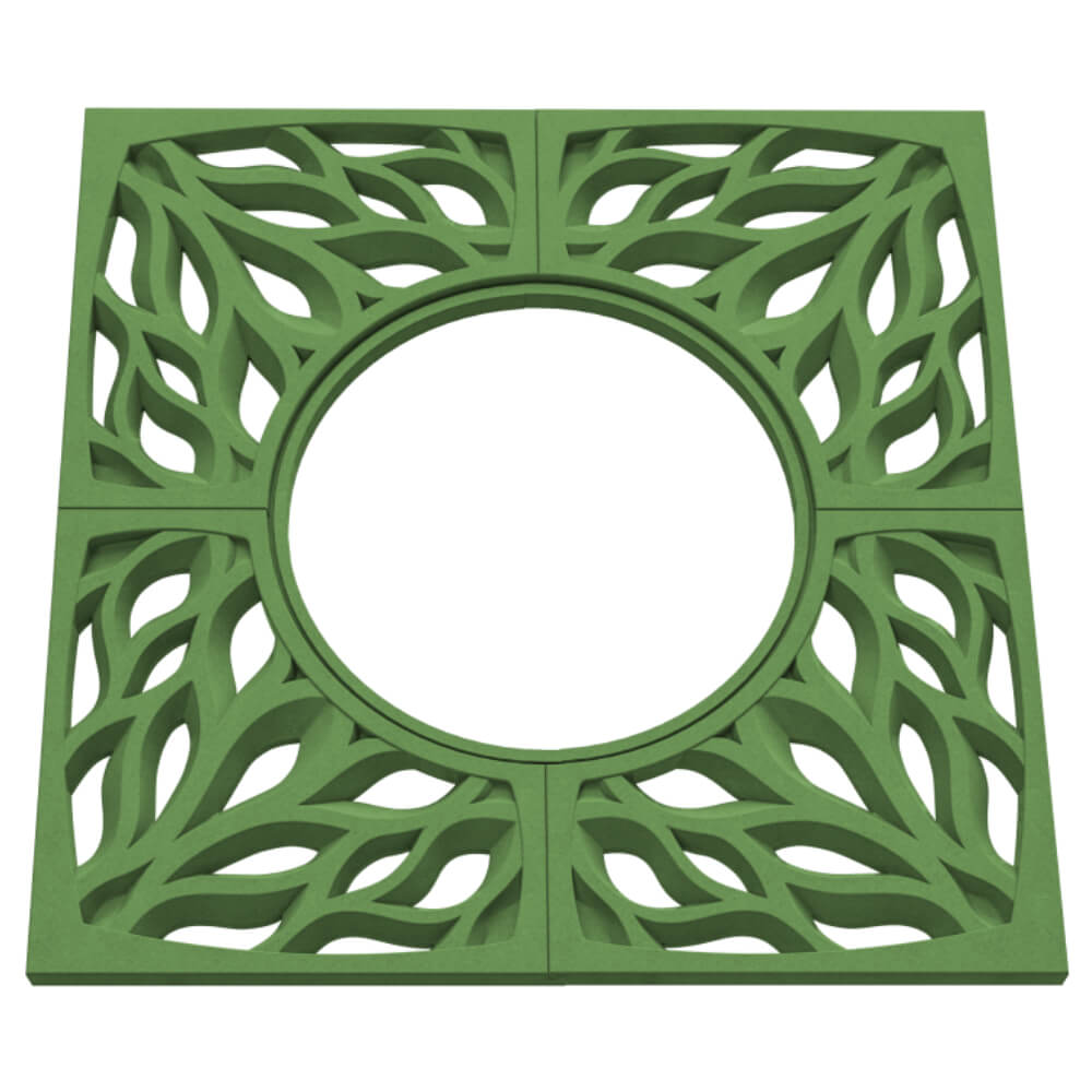 Приствольная решетка для дерева ZKING CRUST 1.2х1.2м Зеленая в Вельске фото