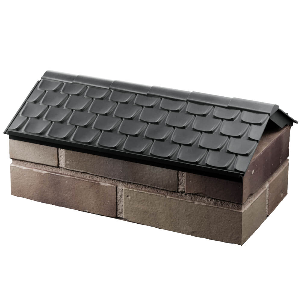 Парапет Zking Эльбрус Серый с посадкой на 1 кирпич (255мм) в Вельске фото