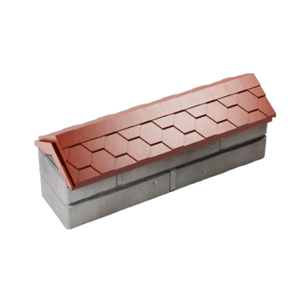 Парапет Zking Эверест Красный с посадкой на 0.5 кирпича (130мм) в Вельске фото