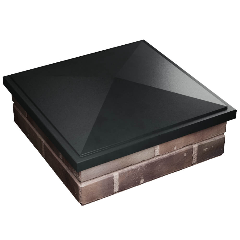 Колпак Zking БонаМоно Черный на столб 2х2 кирпича (515х515, 530х530мм) в Вельске фото