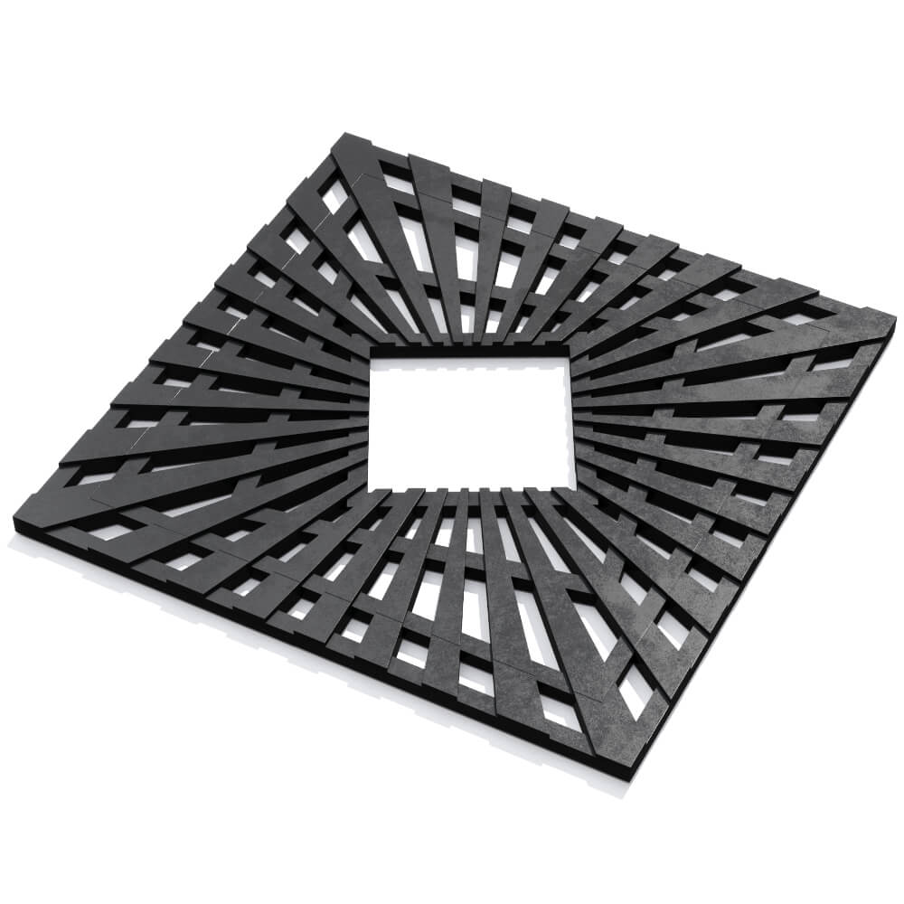 Приствольная решетка для дерева ZKING ATMOSPHERE 1.2х1.2м Черная в Вельске фото