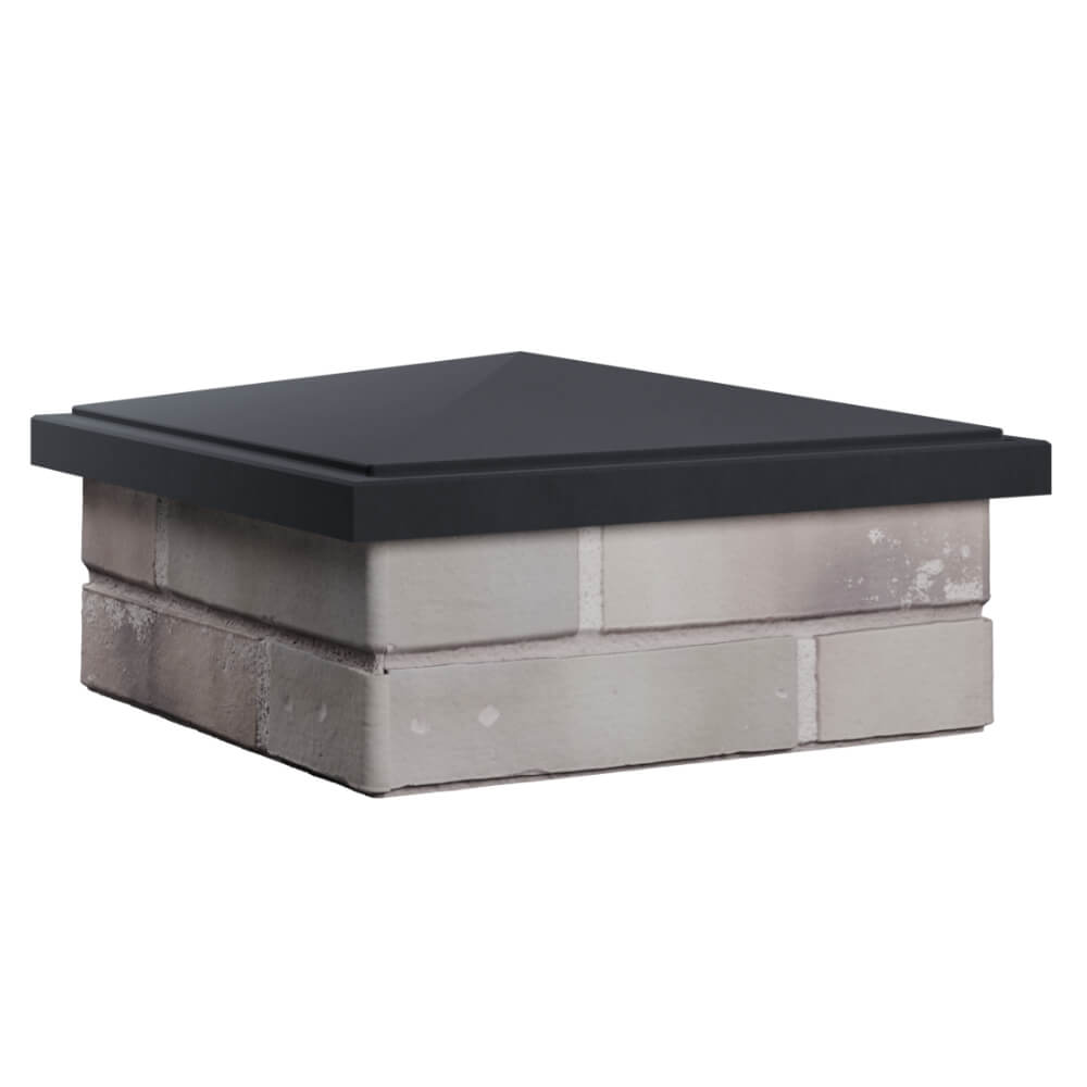 Колпак Zking БонаМоно Серый на столб 1.5х1.5 кирпича (385х385, 400х400мм) в Вельске фото