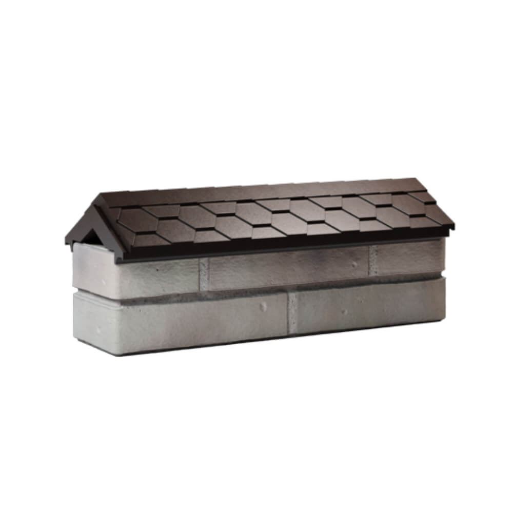 Парапет Zking Эверест Коричневый с посадкой на 0.5 кирпича (130мм) Вельск фото