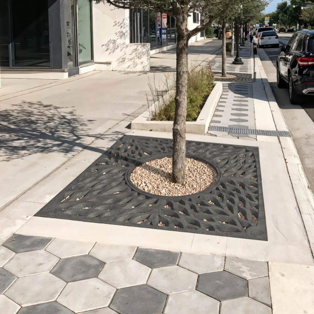 Приствольная решетка для дерева ZKING CRUST 2х2м Черная в Вельске фото